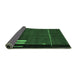 Sideview of Abstract Emerald Green Modern Rug, abs1856emgrn