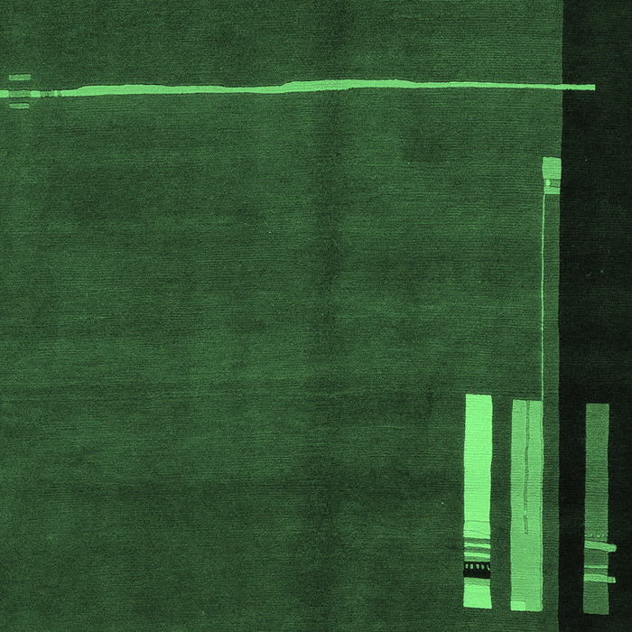 Abstract Emerald Green Modern Rug, abs1856emgrn