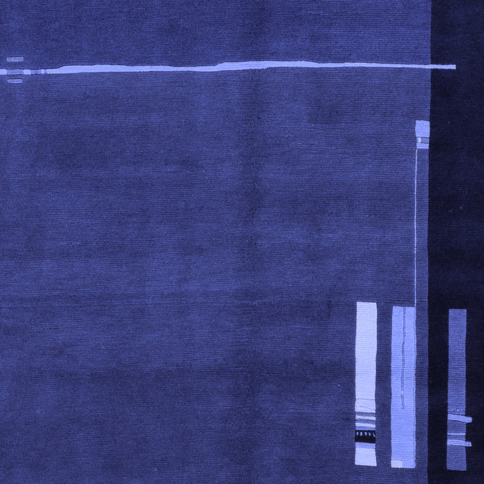 Machine Washable Abstract Blue Modern Rug, wshabs1856blu