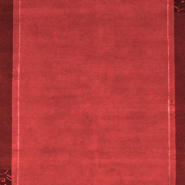 Machine Washable Abstract Red Modern Rug, wshabs1857red