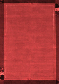 Abstract Red Modern Rug, abs1857red