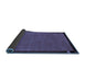 Sideview of Abstract Blue Modern Rug, abs1857blu