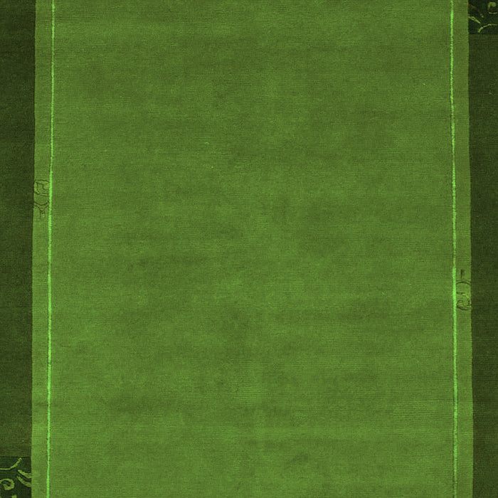 Machine Washable Abstract Green Modern Area Rugs, wshabs1857grn