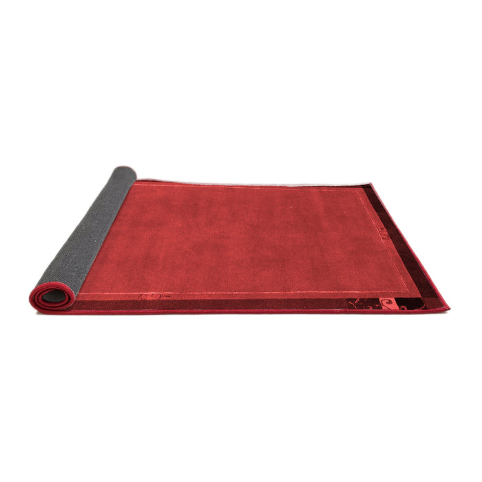 Abstract Red Modern Area Rugs