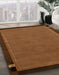 Abstract Saddle Brown Modern Rug in Family Room, abs1857