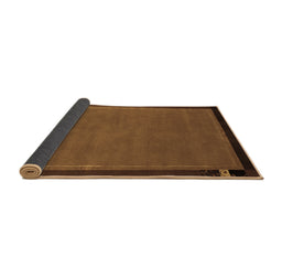 Sideview of Abstract Brown Modern Rug, abs1857brn
