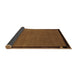 Sideview of Abstract Brown Modern Rug, abs1857brn