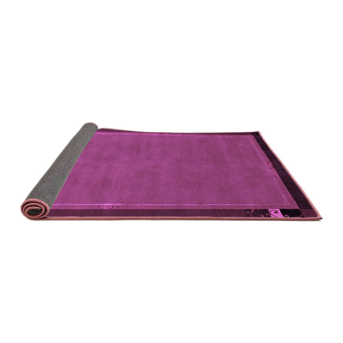 Sideview of Abstract Purple Modern Rug, abs1857pur