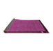 Sideview of Abstract Purple Modern Rug, abs1857pur