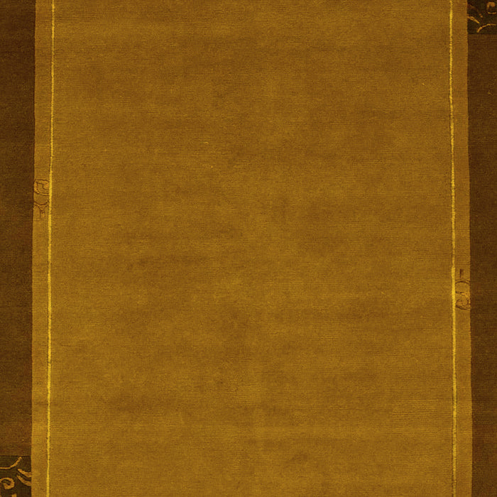 Machine Washable Abstract Yellow Modern Rug, wshabs1857yw