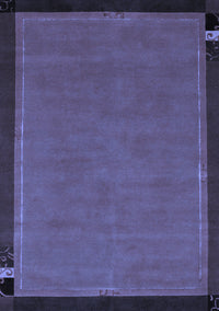 Abstract Blue Modern Rug, abs1857blu