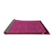 Sideview of Abstract Pink Modern Rug, abs1857pnk