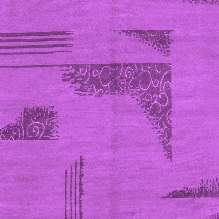 Machine Washable Abstract Purple Modern Area Rugs, wshabs1858pur