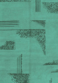 Abstract Turquoise Modern Rug, abs1858turq