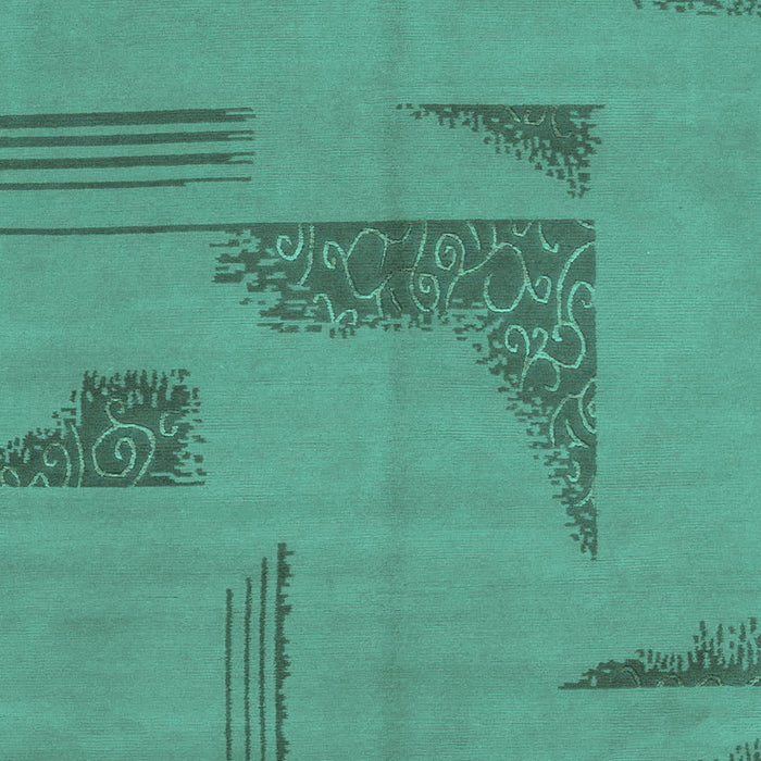 Abstract Turquoise Modern Rug, abs1858turq