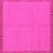 Square Abstract Pink Modern Rug, abs1859pnk