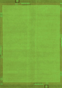 Abstract Green Modern Rug, abs1859grn