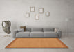 Machine Washable Abstract Brown Modern Rug in a Living Room,, wshabs1859brn