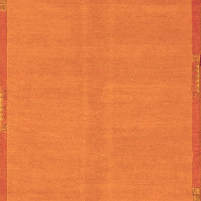 Machine Washable Abstract Orange Modern Area Rugs, wshabs1859org