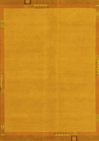 Abstract Yellow Modern Rug, abs1859yw