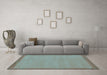 Machine Washable Abstract Light Blue Modern Rug in a Living Room, wshabs1859lblu