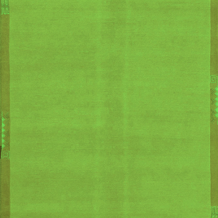 Machine Washable Abstract Green Modern Area Rugs, wshabs1859grn