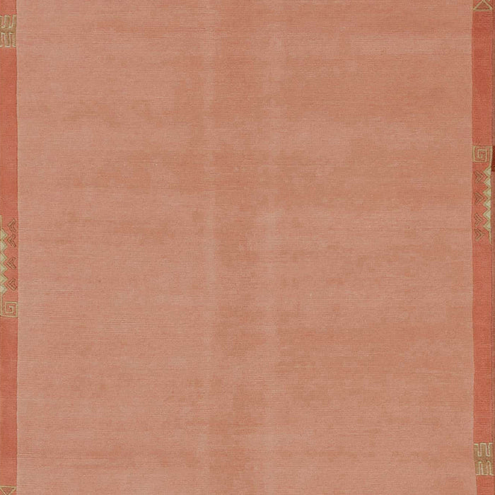 Machine Washable Abstract Bright Orange Rug, wshabs1859
