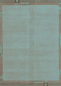 Abstract Light Blue Modern Rug, abs1859lblu