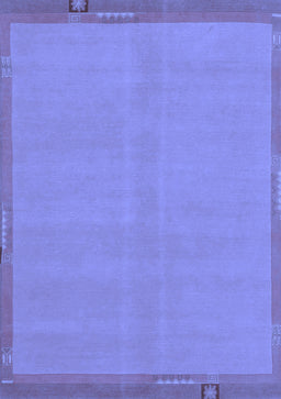 Abstract Blue Modern Rug, abs1859blu