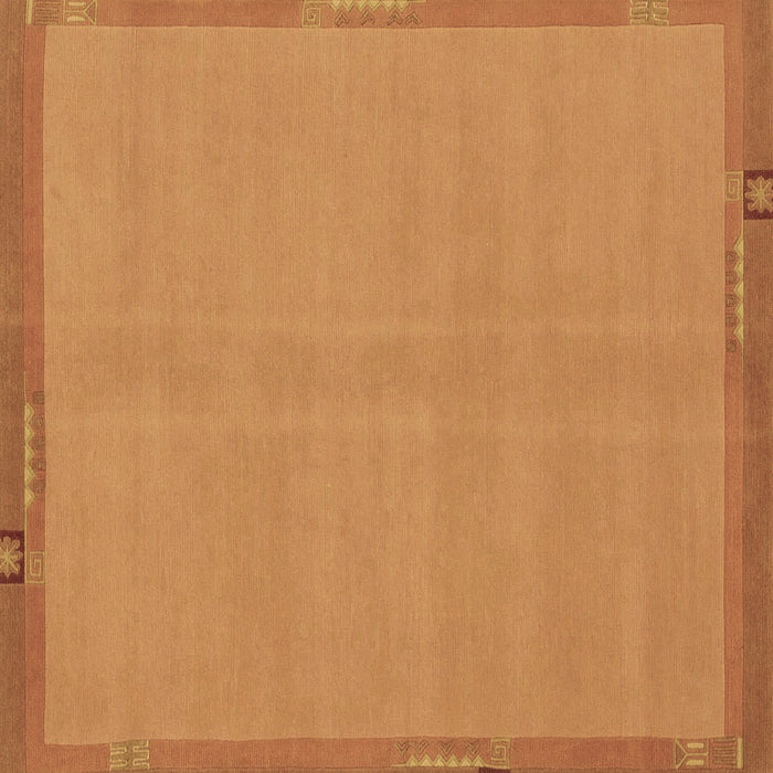 Square Machine Washable Abstract Brown Modern Rug, wshabs1859brn