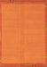 Abstract Orange Modern Rug, abs1859org