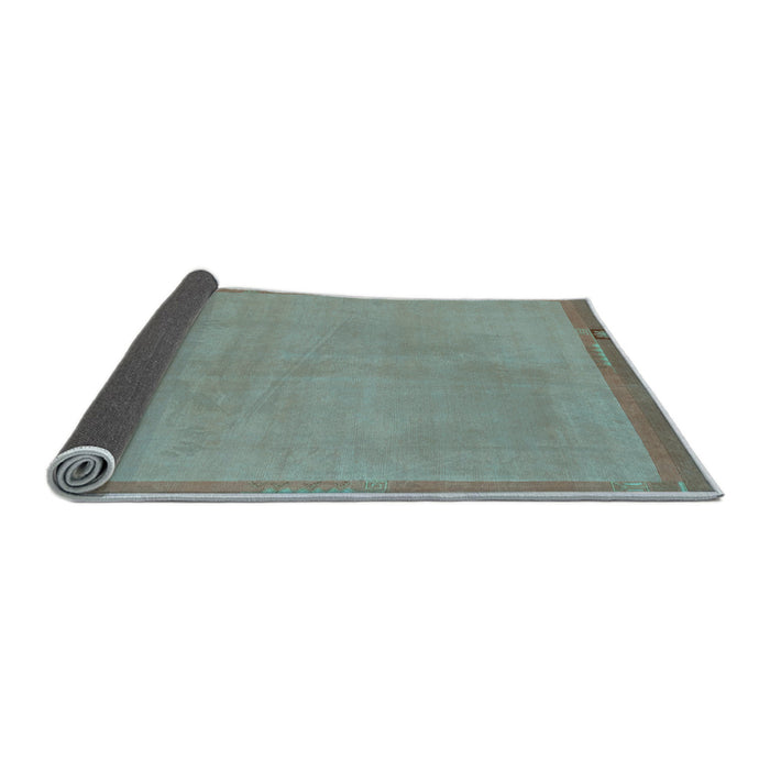 Sideview of Abstract Light Blue Modern Rug, abs1859lblu
