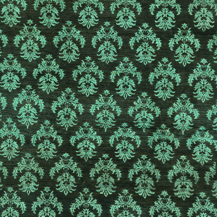 Machine Washable Abstract Turquoise Modern Area Rugs, wshabs185turq