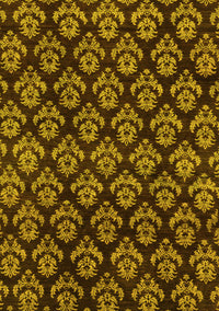 Abstract Yellow Modern Rug, abs185yw