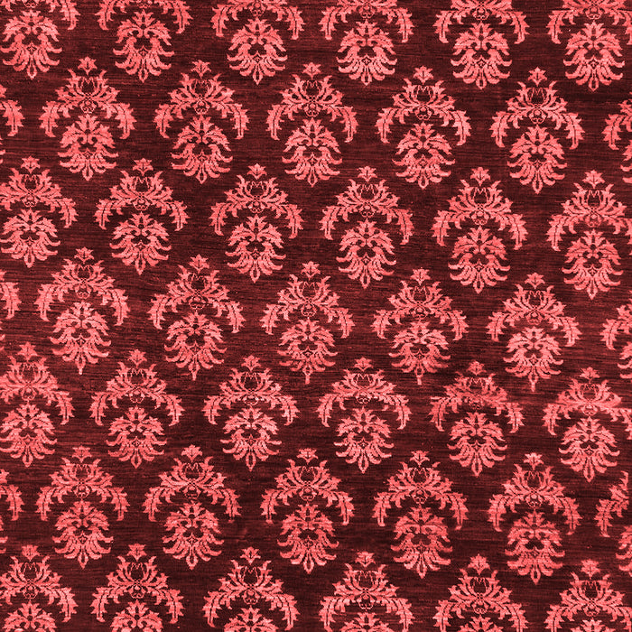 Machine Washable Abstract Red Modern Rug, wshabs185red