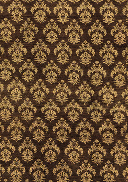 Abstract Brown Modern Rug, abs185brn