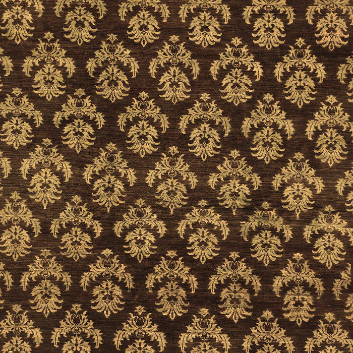 Machine Washable Abstract Brown Modern Rug, wshabs185brn