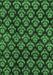 Machine Washable Abstract Emerald Green Modern Area Rugs, wshabs185emgrn