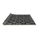 Sideview of Abstract Gray Modern Rug, abs185gry