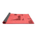 Abstract Red Modern Area Rugs