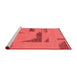 Modern Red Washable Rugs