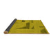 Sideview of Abstract Yellow Modern Rug, abs1860yw