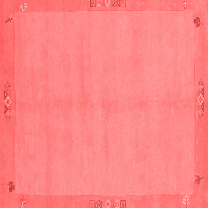 Machine Washable Abstract Red Modern Rug, wshabs1861red