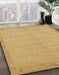 Machine Washable Abstract Yellow Rug in a Family Room, wshabs1861