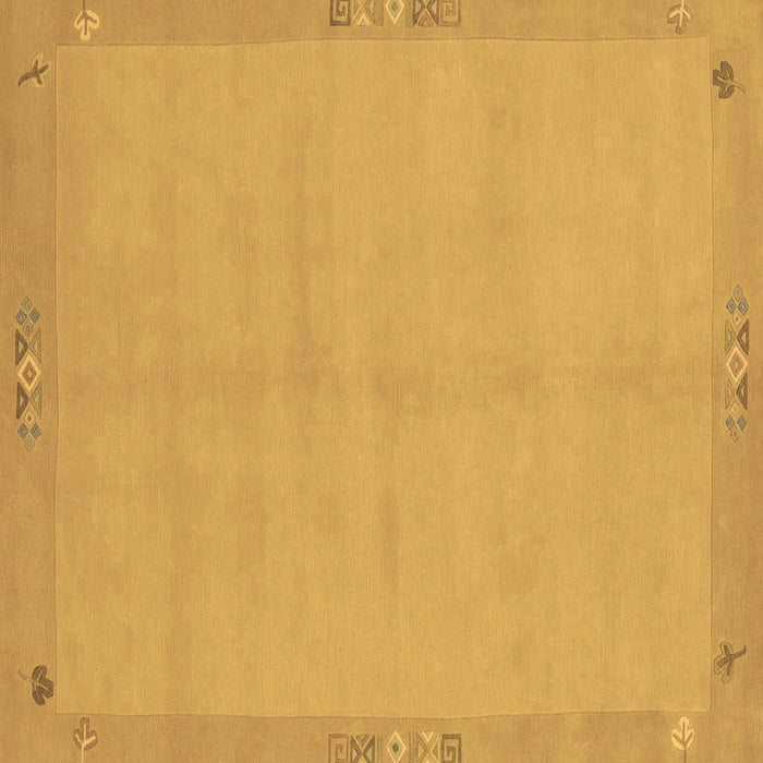 Square Abstract Brown Modern Rug, abs1861brn