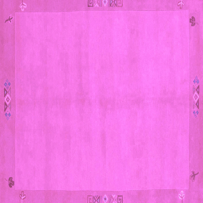 Square Abstract Purple Modern Rug, abs1861pur