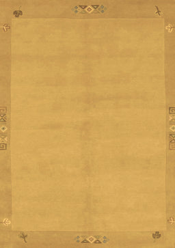 Abstract Brown Modern Rug, abs1861brn