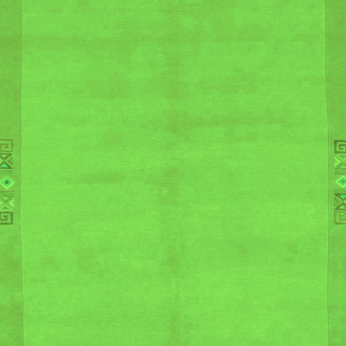 Machine Washable Abstract Green Modern Area Rugs, wshabs1861grn