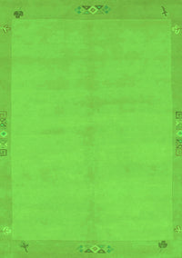 Abstract Green Modern Rug, abs1861grn