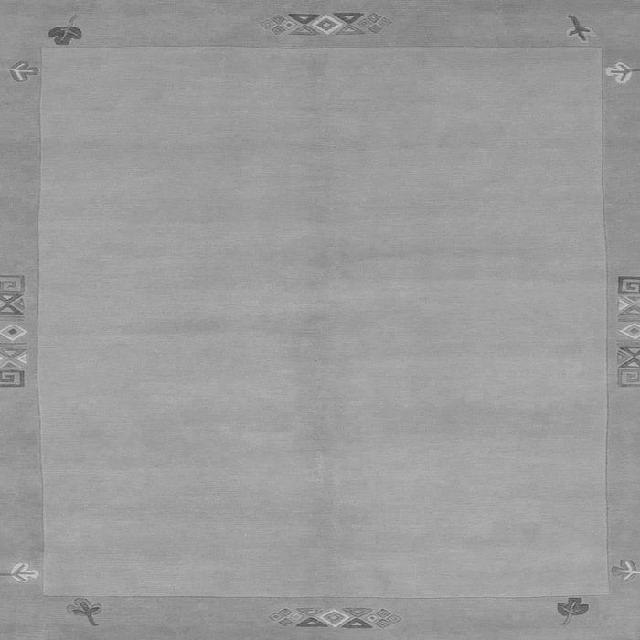 Square Abstract Gray Modern Rug, abs1861gry